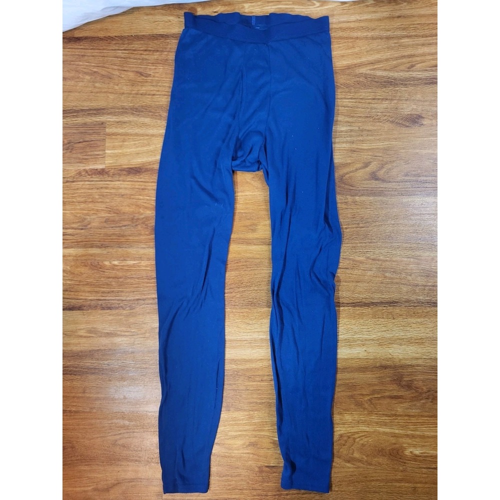 Patagonia Capilene Pants Men Sz Medium Long Blue Base Layer Made in USA Vintage